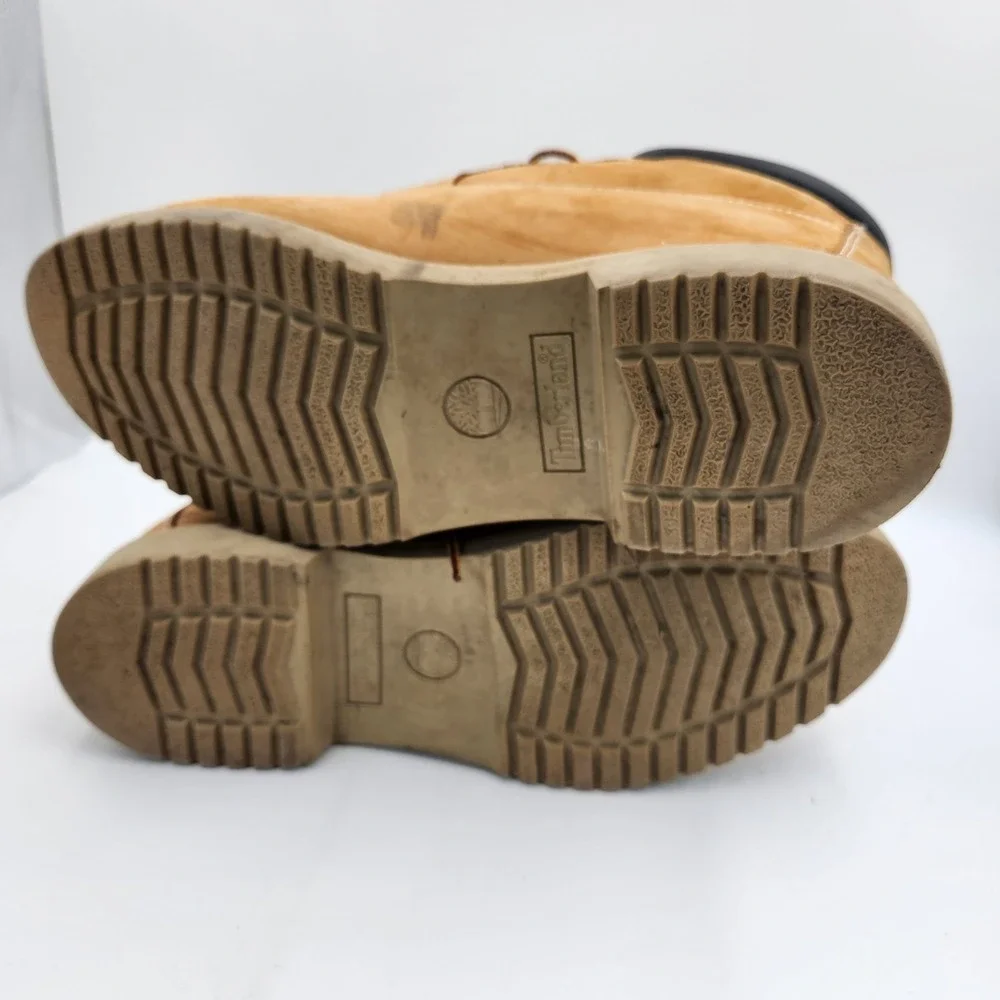 Timberland 50061 Men's 10‎ Boots Wheat Nubuck Ankle Round Toe Lace Up Chukka